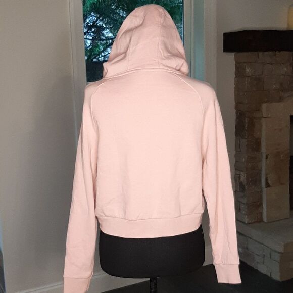 DIP Mauve Crop Top Sweatshirt Hoodie - Picture 4 of 13